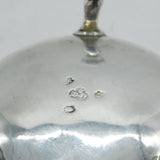 George II Sterling Silver Floral Paw Foot Salt Cellar Antique 1743 London David Hennell I
