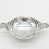 Sterling Silver Two-Handled Celtic Pattern Quaich Cup Vintage 1959 London