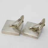 Sterling Silver Jubilee Hallmarked Ingot Gents Cufflinks Vintage 1977 Sheffield
