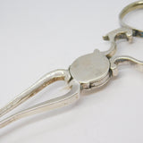 George III Sterling Silver Pair of Shell Bowl Sugar Nips Antique c1760
