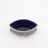 Victorian Sterling Silver Pierced Sweet-Treat Dish Antique 1899 Birmingham