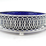 Victorian Sterling Silver Pierced Sweet-Treat Dish Antique 1899 Birmingham