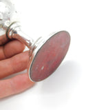 Edwardian Sterling Silver Globe Form Sewing Pin Holder Antique 1902 Birmingham