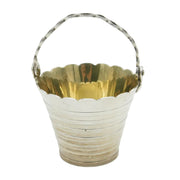 Sterling Silver Novelty Milk Pail Sugar Basket Vintage 1968 Birmingham