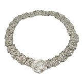 Art Nouveau Sterling Silver Vine Pattern & Young Girl Nurses Belt Antique 1902 Birmingham