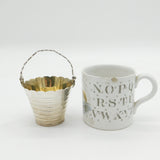 Sterling Silver Novelty Milk Pail Sugar Basket Vintage 1968 Birmingham