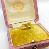 Victorian 22ct Yellow Gold Wedding Band Ring 1864 Birmingham Antique