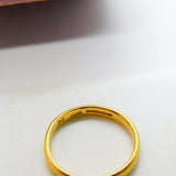 Victorian 22ct Yellow Gold Wedding Band Ring 1864 Birmingham Antique