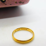 Victorian 22ct Yellow Gold Wedding Band Ring 1864 Birmingham Antique