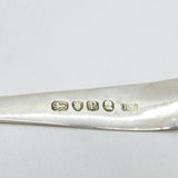 George III Sterling Silver Fern Leaf Bowl Serving Spoon Antique 1790 London