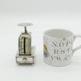 Victorian Sterling Silver Novelty Postal Weighing Scales Antique 1900 London