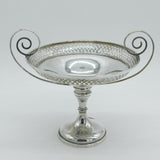 George V Sterling Silver Large Centrepiece Tazza Antique 1912 Sheffield