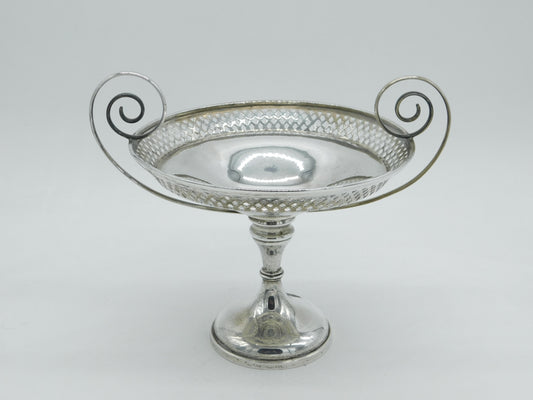 George V Sterling Silver Large Centrepiece Tazza Antique 1912 Sheffield