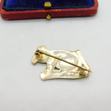Sterling Silver & Enamel Koala on a Branch Brooch Antique c1940 Art Deco