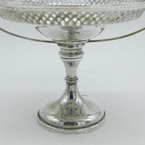George V Sterling Silver Large Centrepiece Tazza Antique 1912 Sheffield