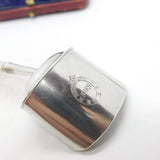 Georgian Sterling Silver & Mother of Pearl Sugar Scoop 1822 Birmingham Antique