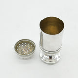 Early-Victorian Sterling Silver Pedestal Pepper Shaker Antique 1838 London