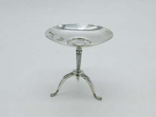 Victorian Sterling Silver Small Tazza Dish Antique 1897 London