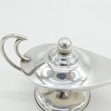Mexican Sterling Silver Aladdin's Lamp Novelty Sauce Boat Vintage c1970