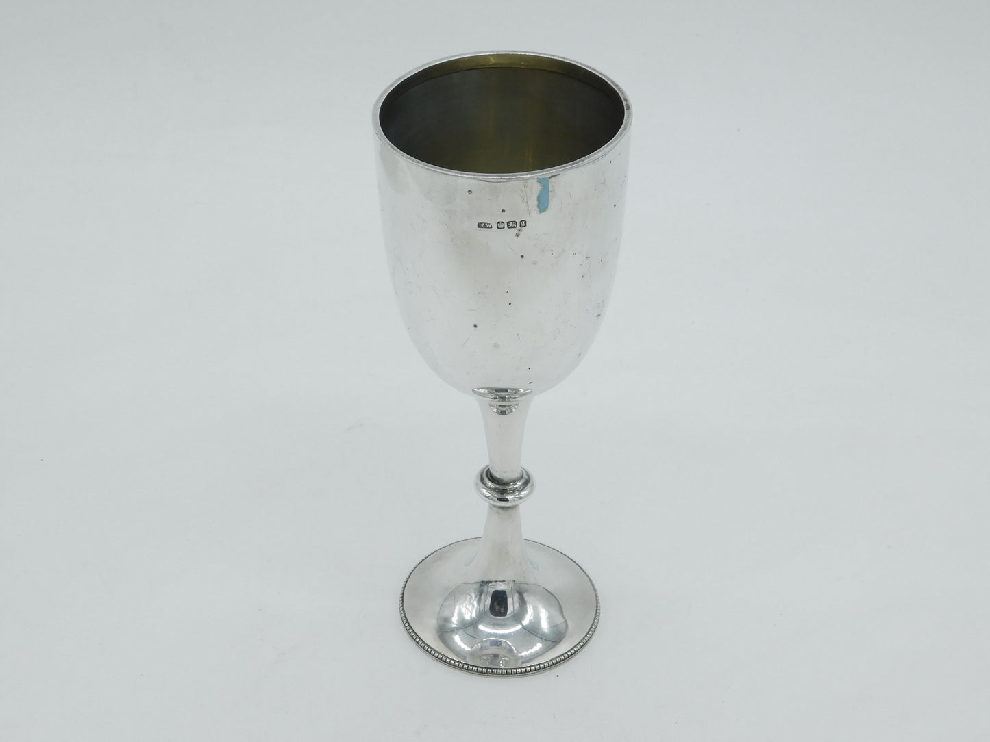 Victorian Sterling Silver Wine Goblet or Chalice Antique 1899 Sheffield