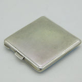 WWII Sterling Silver Guilloche Enamel RAF Sweetheart Compact Antique 1940