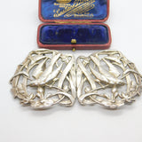 Sterling Silver Swallow Form Nurses Buckle 1995 London Vintage Victorian Style