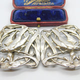 Sterling Silver Swallow Form Nurses Buckle 1995 London Vintage Victorian Style
