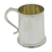 Sterling Silver Georgian Style Pint Tankard Mug Vintage 1959 Sheffield