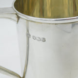 Sterling Silver Georgian Style Pint Tankard Mug Vintage 1959 Sheffield