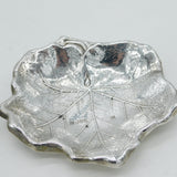 Royal Irish Silver Co. Sterling Silver Leaf Form Dish Pair Vintage 1973 Dublin