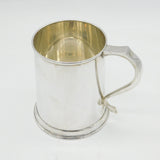 Sterling Silver Georgian Style Pint Tankard Mug Vintage 1959 Sheffield