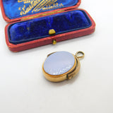 Victorian 9ct Rose Gold, Bloodstone & Sardonyx Spinner Fob c1880 Antique