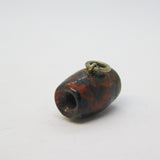 Victorian Cornish Serpentine Stanhope Souvenir Barrel Charm Pendant Antique c1890