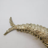 Large Sterling Silver Articulated Flapping Fish Pill Box Pendant Vintage 1976 London