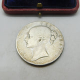 Queen Victoria Young Head Crown Coin 1845 Fair Condition Antique .925 Silver