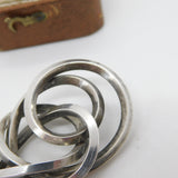 Edwardian Sterling Silver Swirling Pattern Ladies Hat Pin 1909 Birmingham