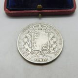 Queen Victoria Young Head Crown Coin 1845 Fair Condition Antique .925 Silver