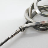 Edwardian Sterling Silver Swirling Pattern Ladies Hat Pin 1909 Birmingham