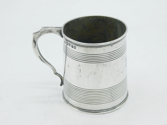 William IV Sterling Silver Christening Mug Antique 1832 London Thomas Johnson