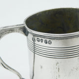William IV Sterling Silver Christening Mug Antique 1832 London Thomas Johnson