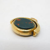 Victorian 9ct Gold, Sardonyx & Bloodstone Set Spinner Fob Pendant Antique c1880
