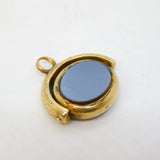 Victorian 9ct Gold, Sardonyx & Bloodstone Set Spinner Fob Pendant Antique c1880