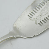 Irish George III Sterling Silver Crested Fish Server Antique 1806 Dublin