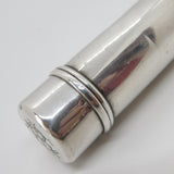 Edwardian Sterling Silver Traveling Shaving Brush 1907 Birmingham Antique