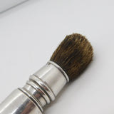 Edwardian Sterling Silver Traveling Shaving Brush 1907 Birmingham Antique