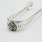 George VI Boxed Sterling Silver Coronation Presentation Sugar Tongs Antique