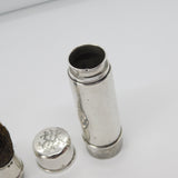 Edwardian Sterling Silver Traveling Shaving Brush 1907 Birmingham Antique