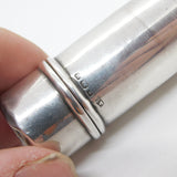 Edwardian Sterling Silver Traveling Shaving Brush 1907 Birmingham Antique