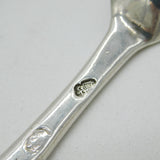 Irish George II Sterling Silver Crested Bone Marrow Scoop Antique c1750 Dublin
