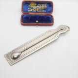Large Sterling Silver Thermometer Masonic Jewel Medallion 1923 Birmingham